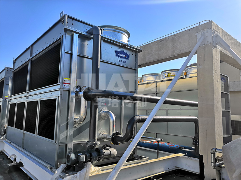 Closed cooling towers are used by biopharmaceutical companies