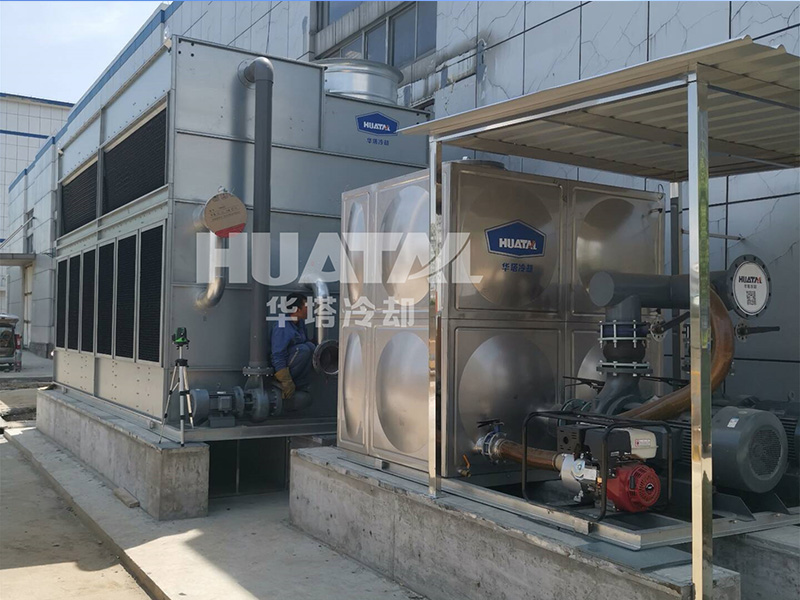 Closed cooling system for vacuum atomizer