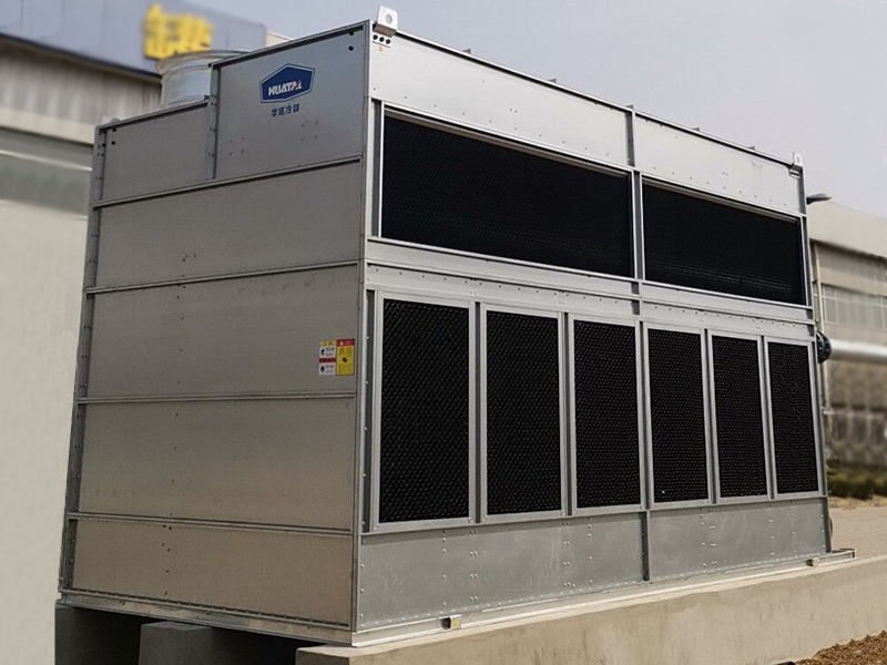Closed cooling tower for gun drill bit cooling