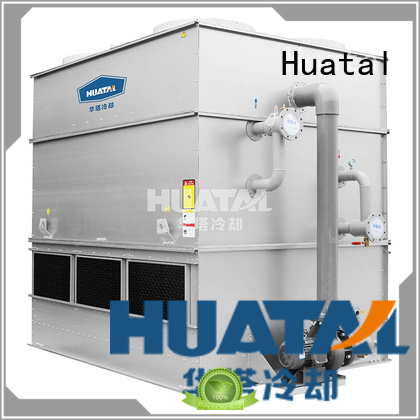 Huatal energy saving closed loop cooling tower supplier for plastic chemicals