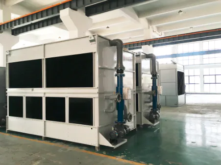 Jiangsu Huatal closed cooling tower adopt magnesium-aluminum-zinc plating sheets as outer shell