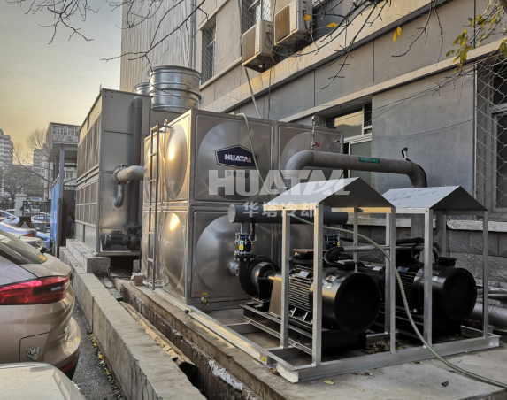 Closed cooling tower solution for Chinese railway research institute